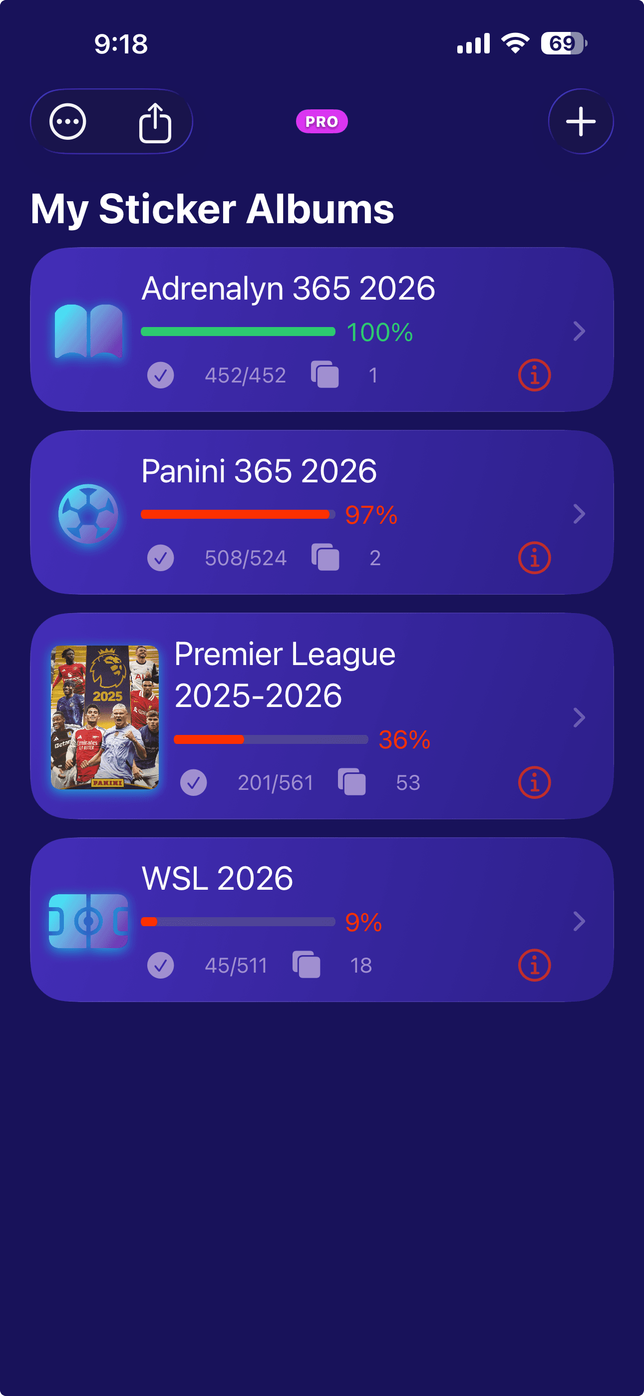 All your collections in one place