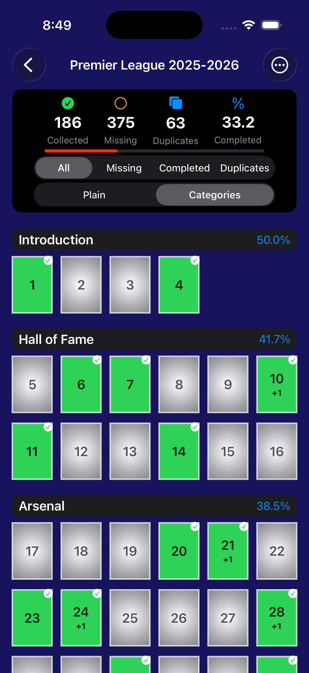 Track every sticker with ease
