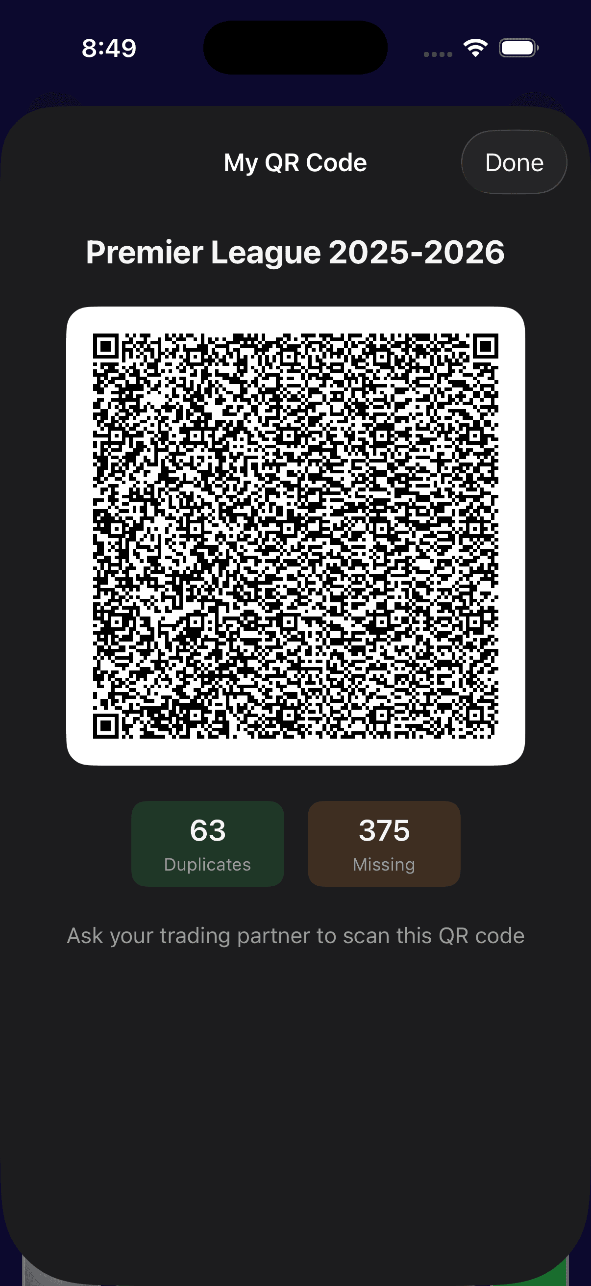 QR code trading, no internet needed
